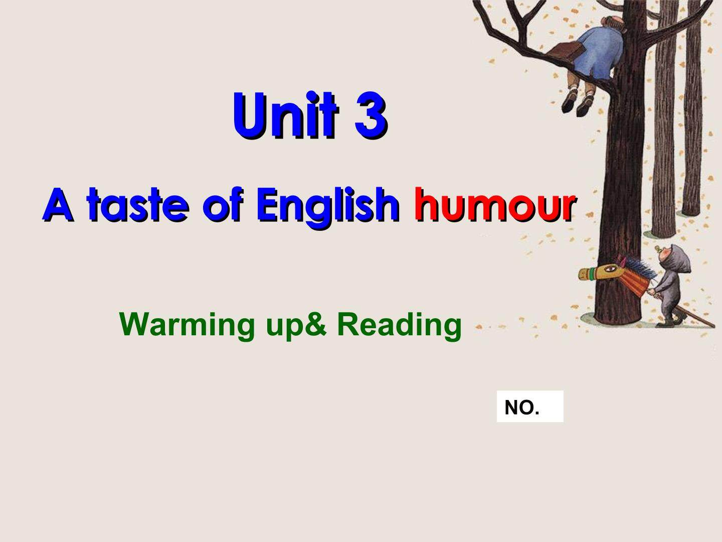 A taste of English humor   Reading