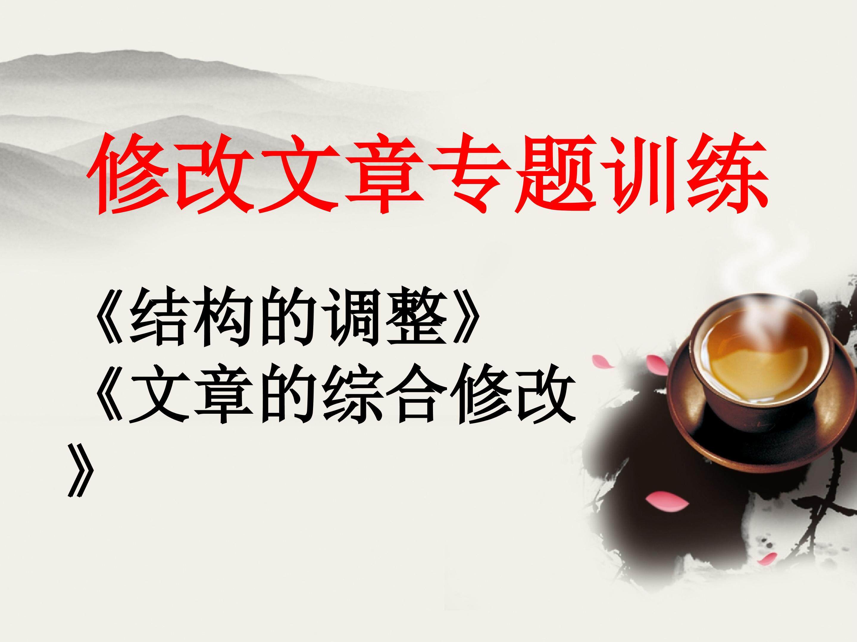 修改文章专题训练_课件1