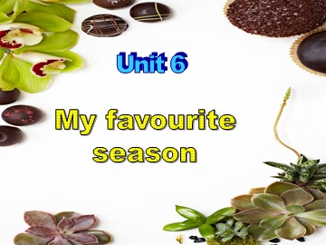 Unit 6  There are four seasons in a year.