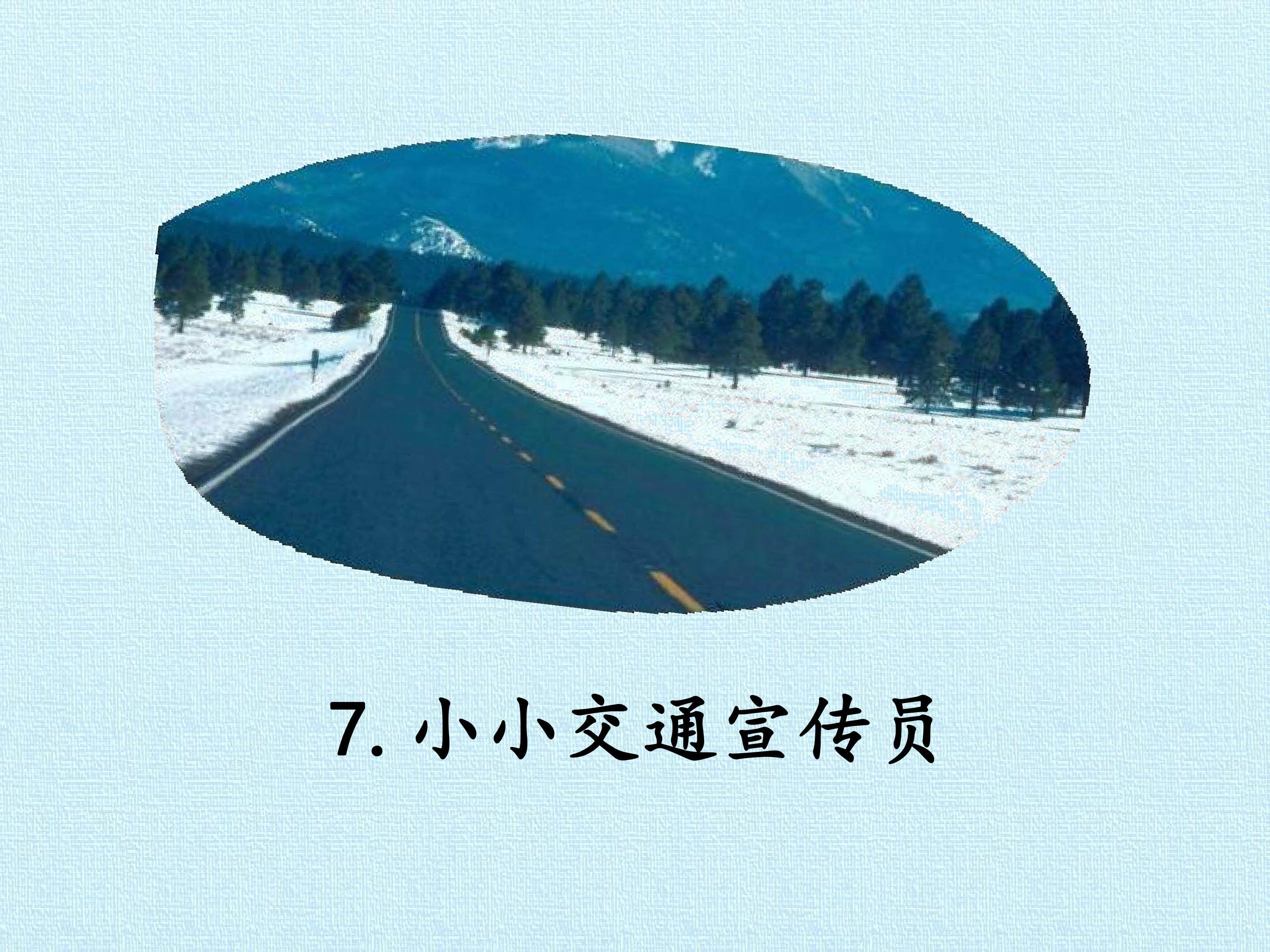 7. 小小交通宣传员