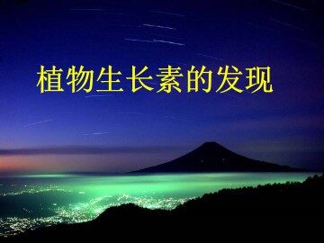 植物生长素的发现_课件1