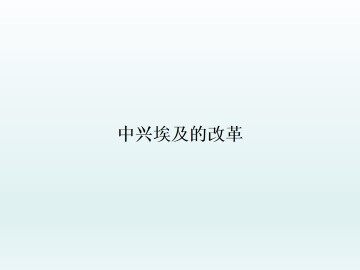 中兴埃及的改革_课件1