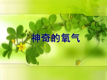 神奇的氧气_课件1