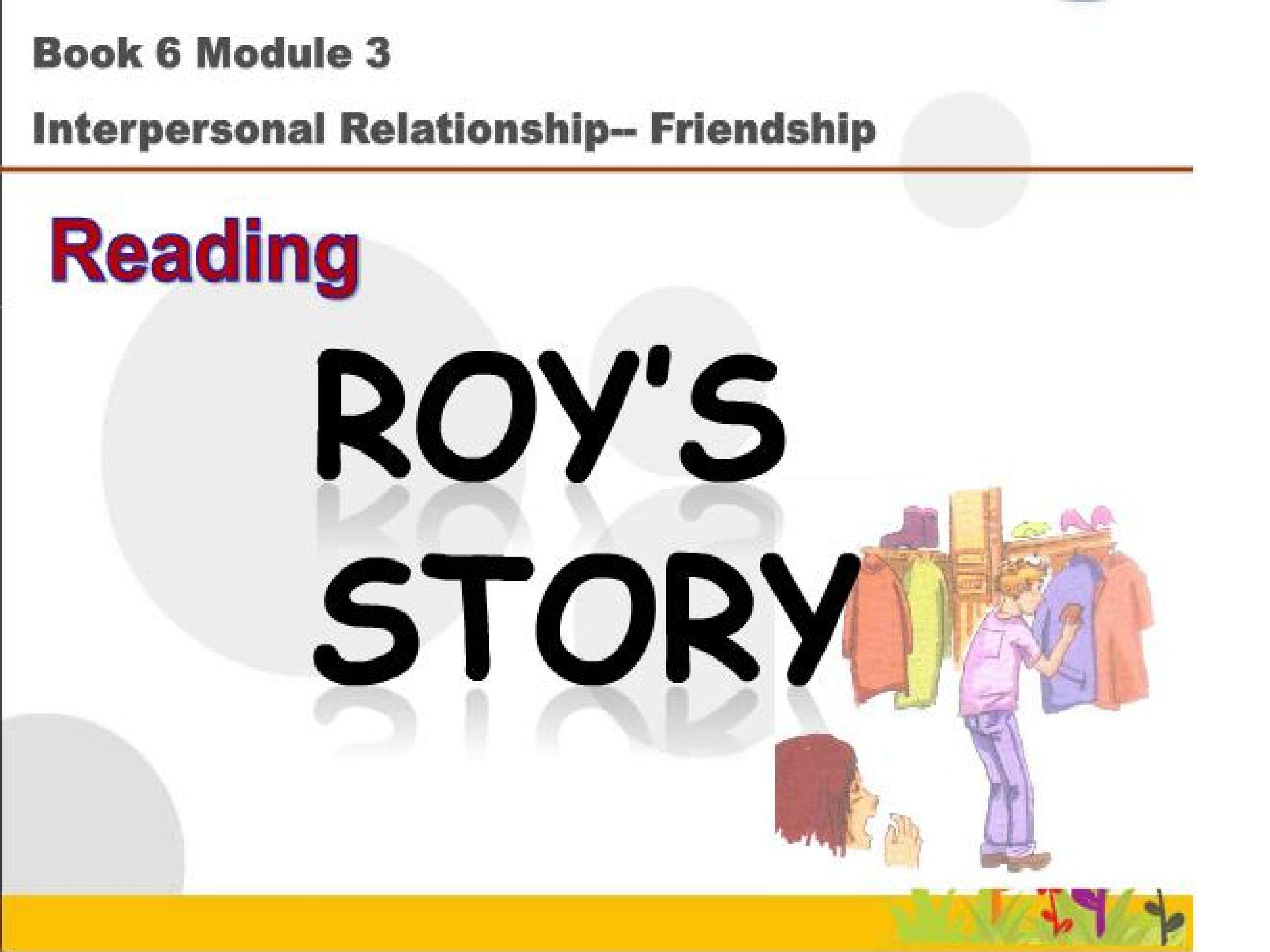 Roy's Story