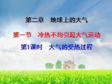 第一节  冷热不均引起大气运动