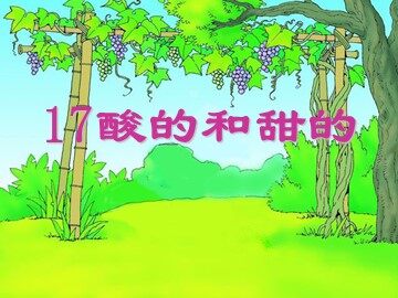17 酸的和甜的