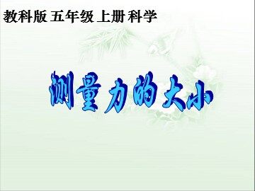 《测量力的大小》课件2