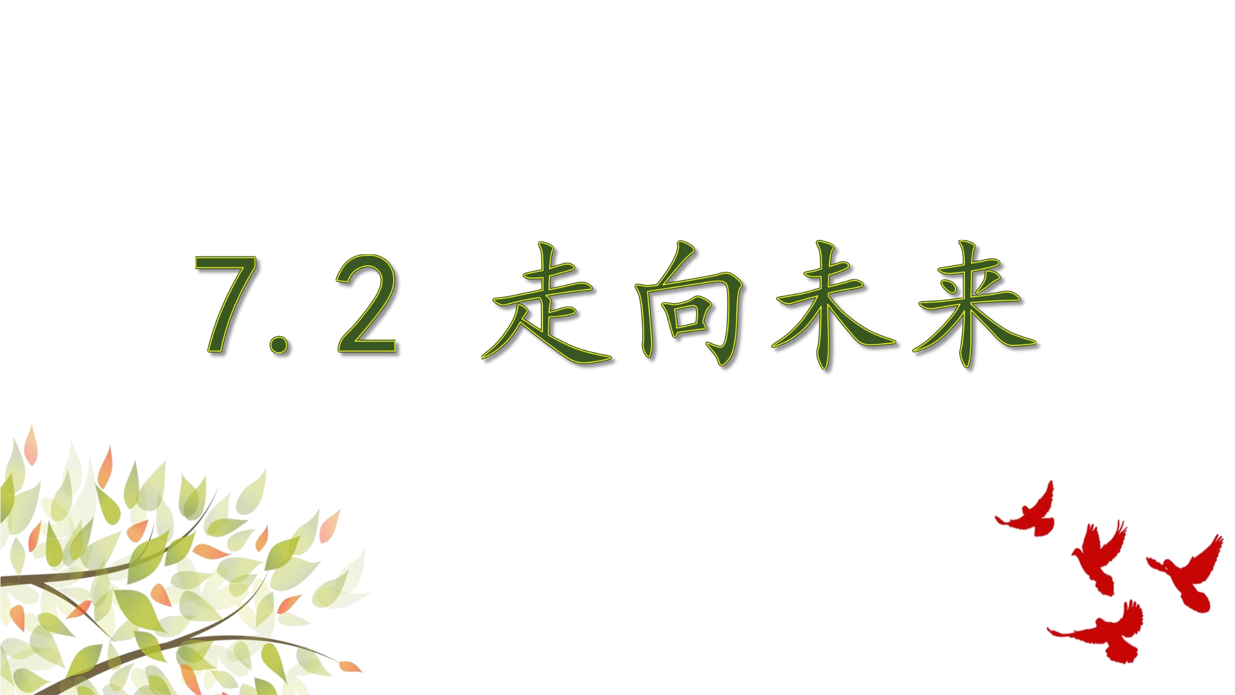 【★★★】9年级下册道德与法治部编版课件第3单元《7.2走向未来》