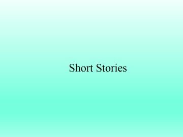 Short Stories_课件1
