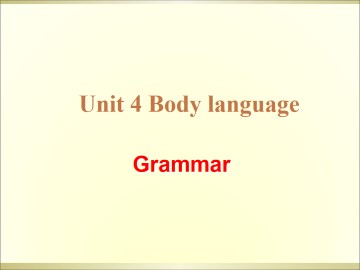 Body language_课件53