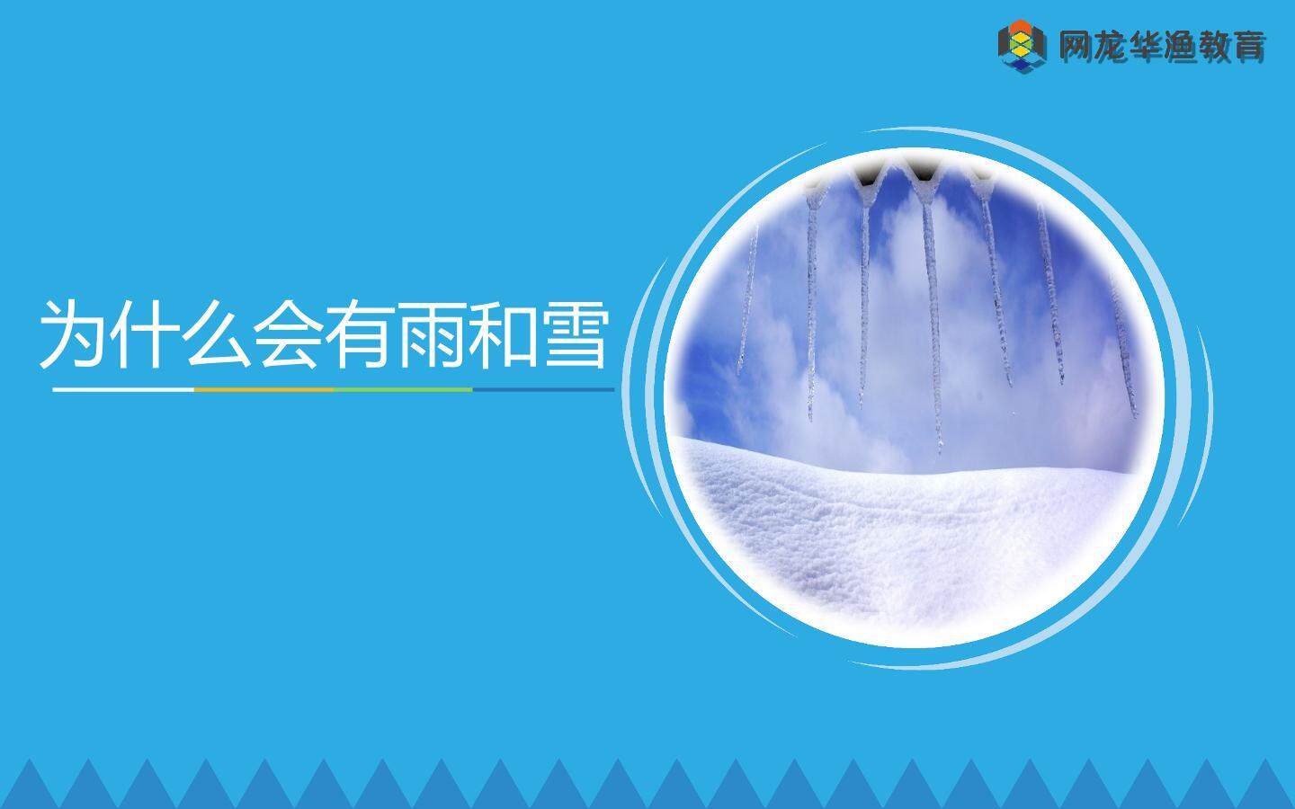 互动课件-《为什么会有雨和雪》