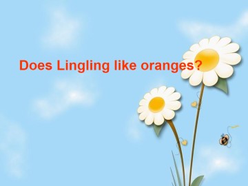 Does Lingling like oranges？_课件1