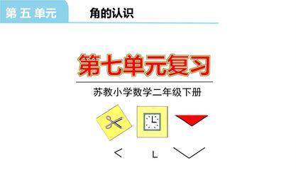 【★★★】2年级数学苏教版下册课件第7单元《单元复习》