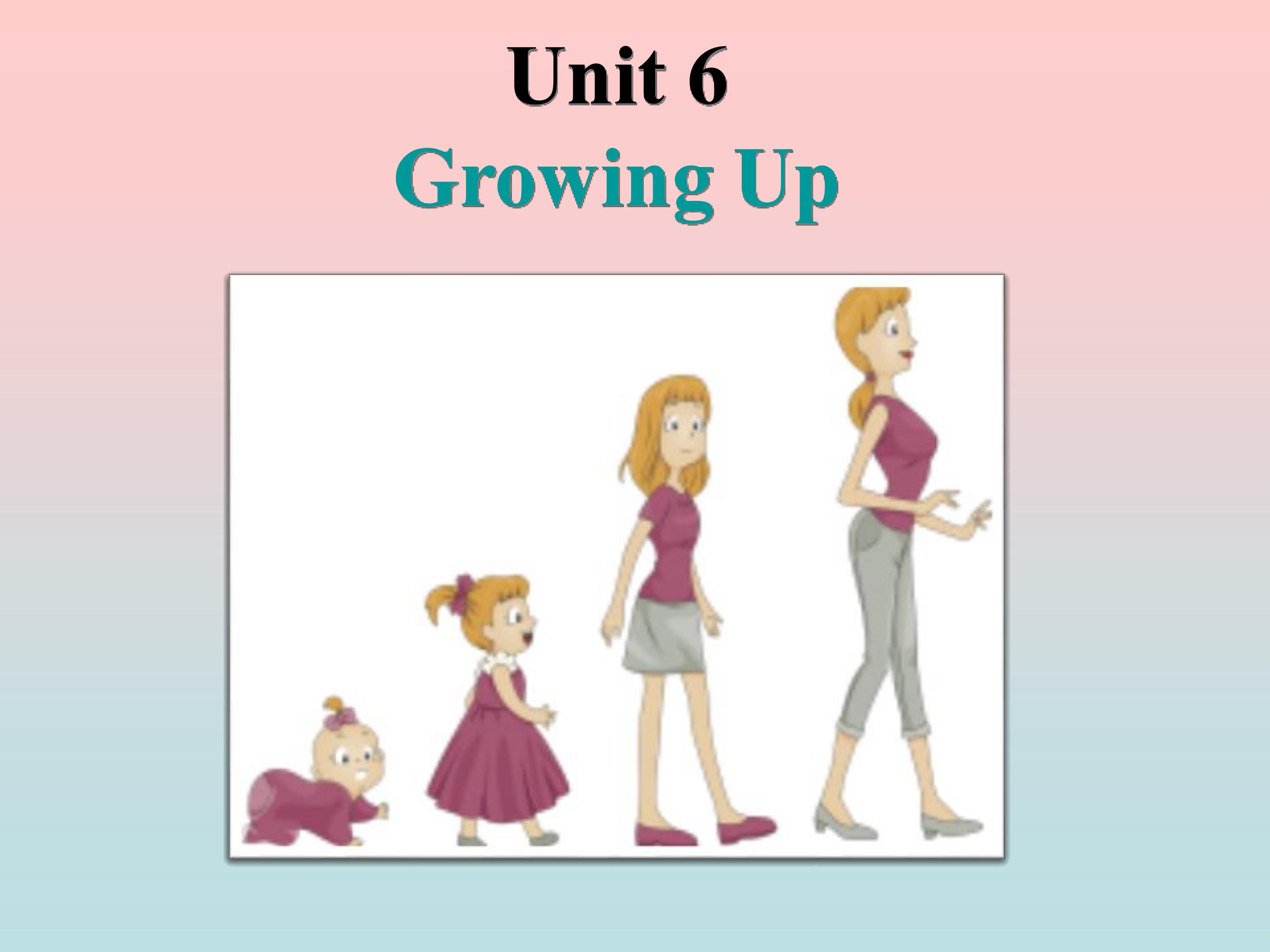 Unit6 Growing up Lesson3