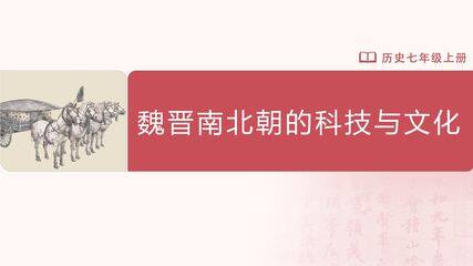【★★★】7年级历史部编版上册课件第四单元第20课 魏晋南北朝的科技与文化