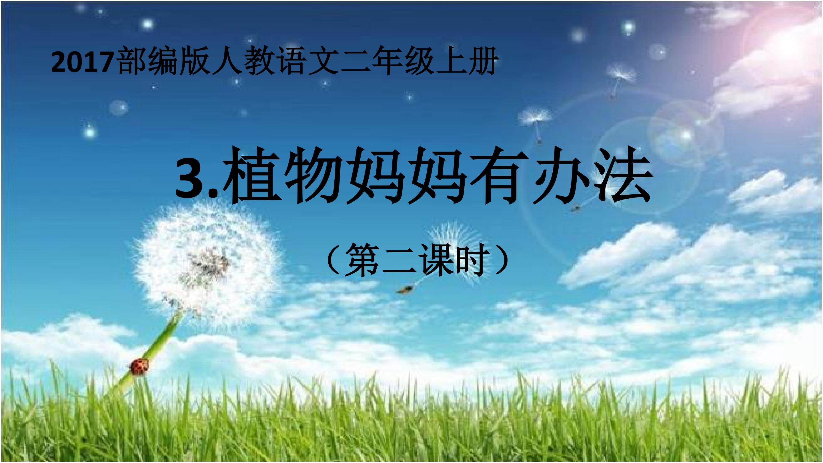 植物妈妈有办法（第二课时）课件