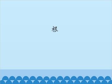 根_课件1