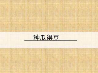 种瓜得豆_课件1