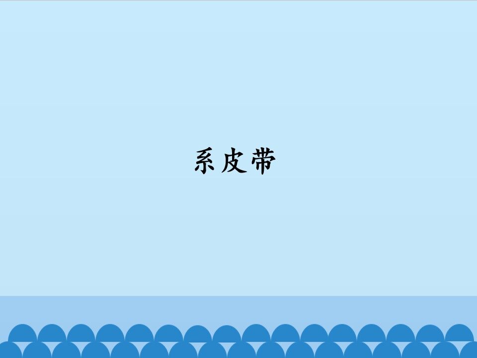 系皮带_课件1