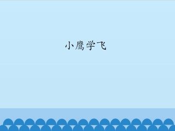 小鹰学飞_课件1