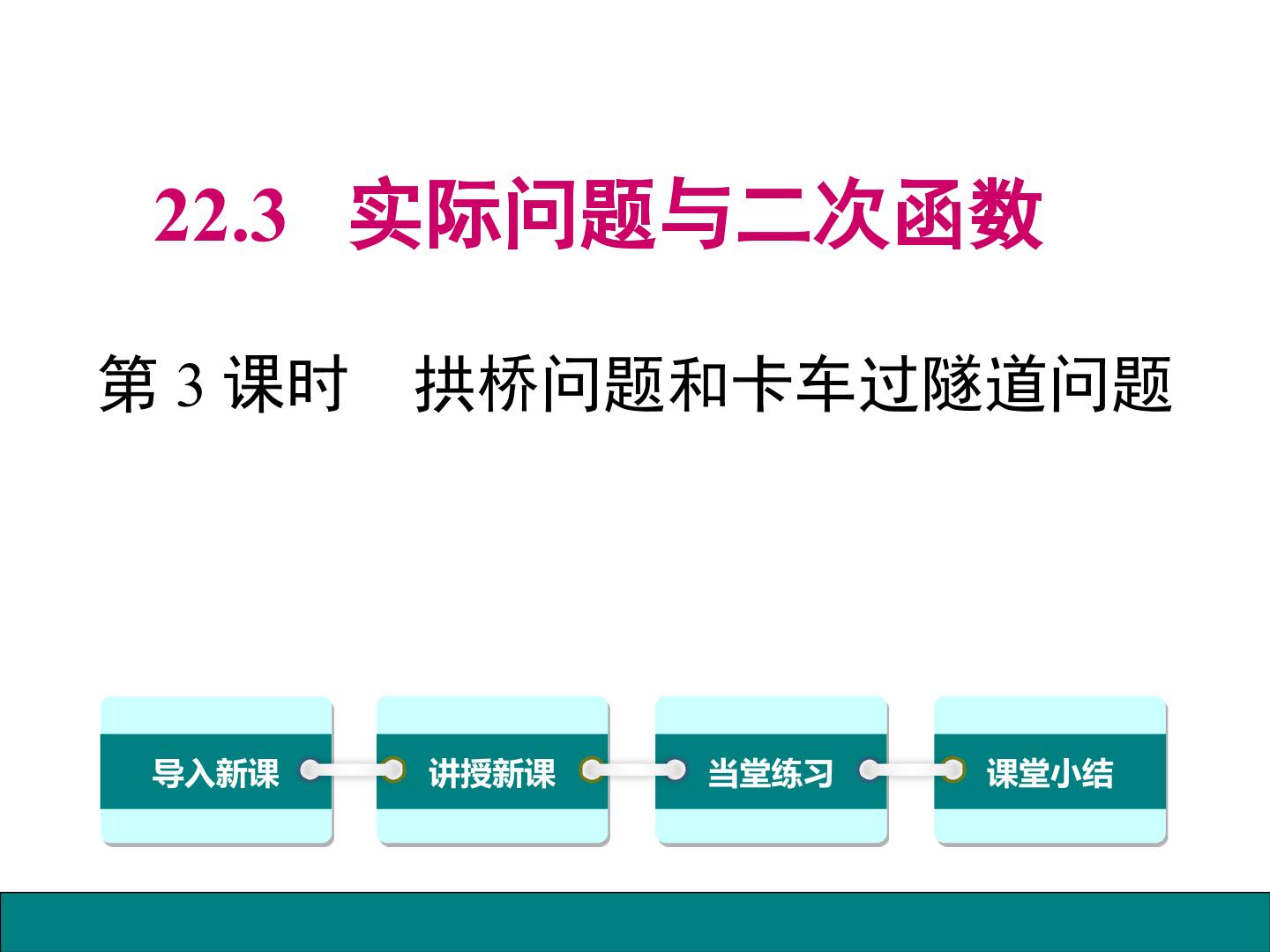 二次函数实际应用