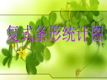 复式条形统计图_课件1