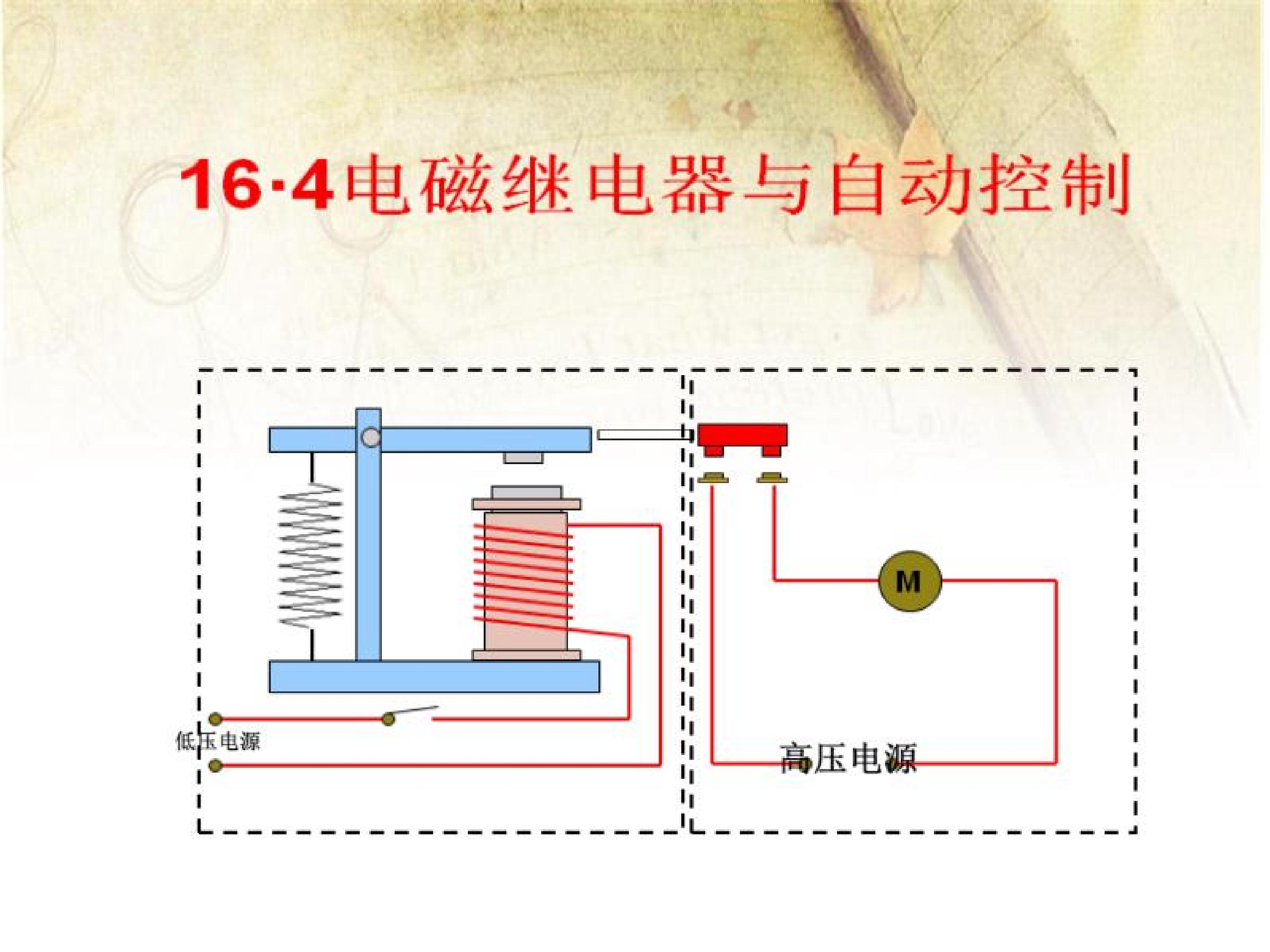 电磁继电器与自动控制