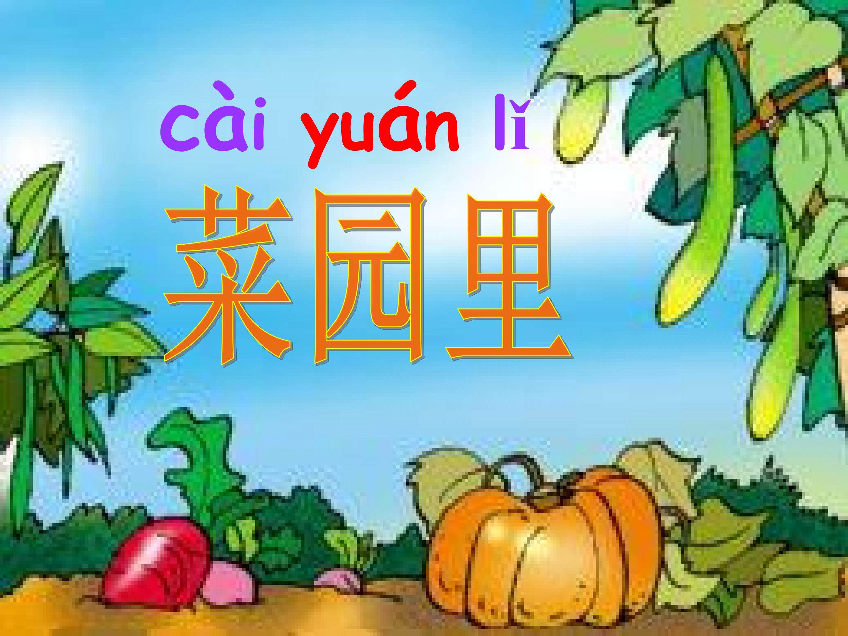 《菜园里》