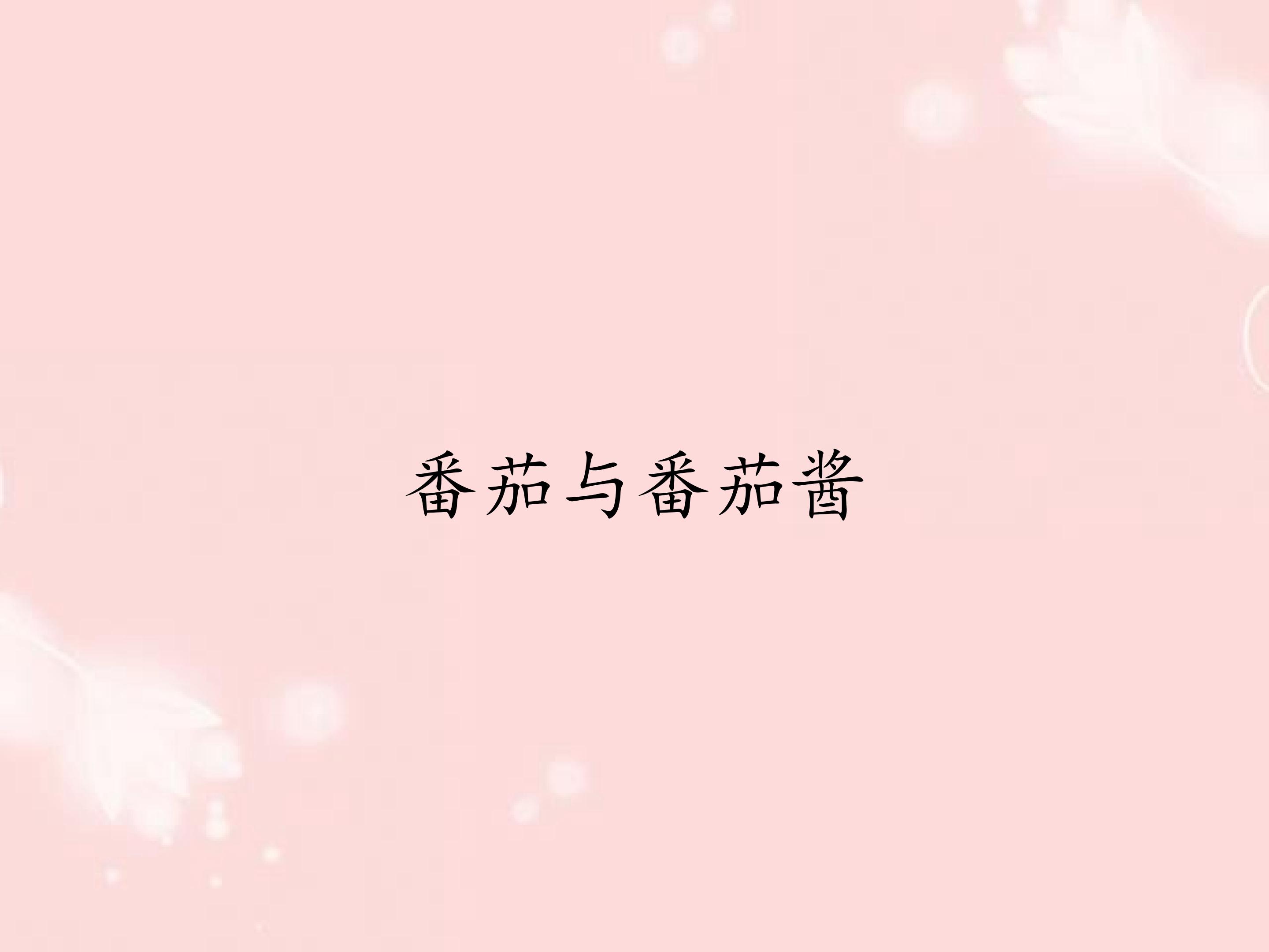 番茄与番茄酱_课件1