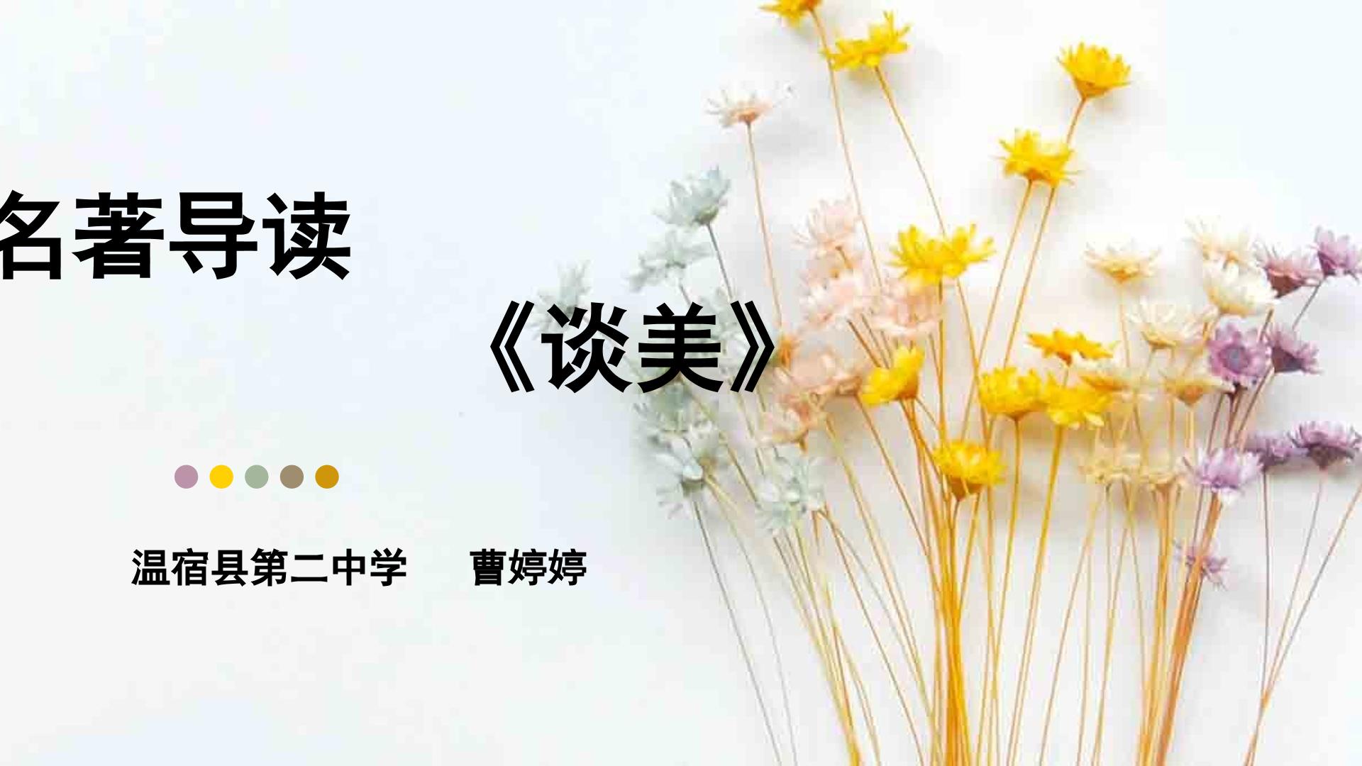 谈美
