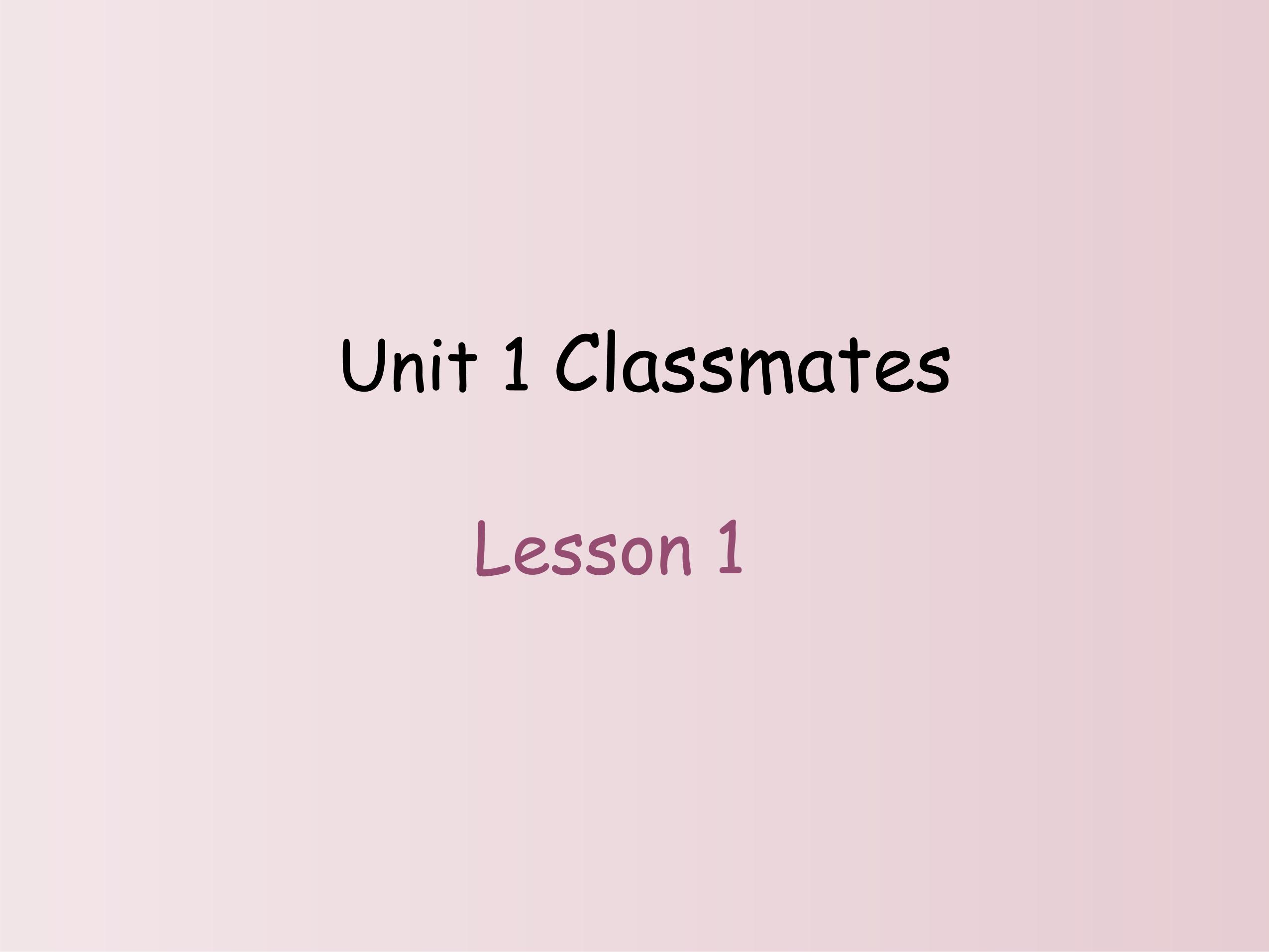 【课件】五年级上册英语人教版新起点Unit 1《Classmates》（Lesson 1）03