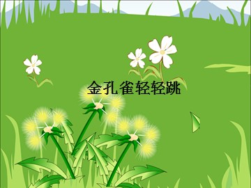 金孔雀轻轻跳_课件1
