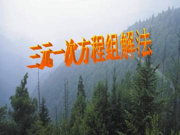 阅读与思考 一次方程组的古今表示及解法_课件3
