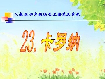 23* 卡罗纳