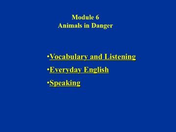 Animals in Danger_课件14
