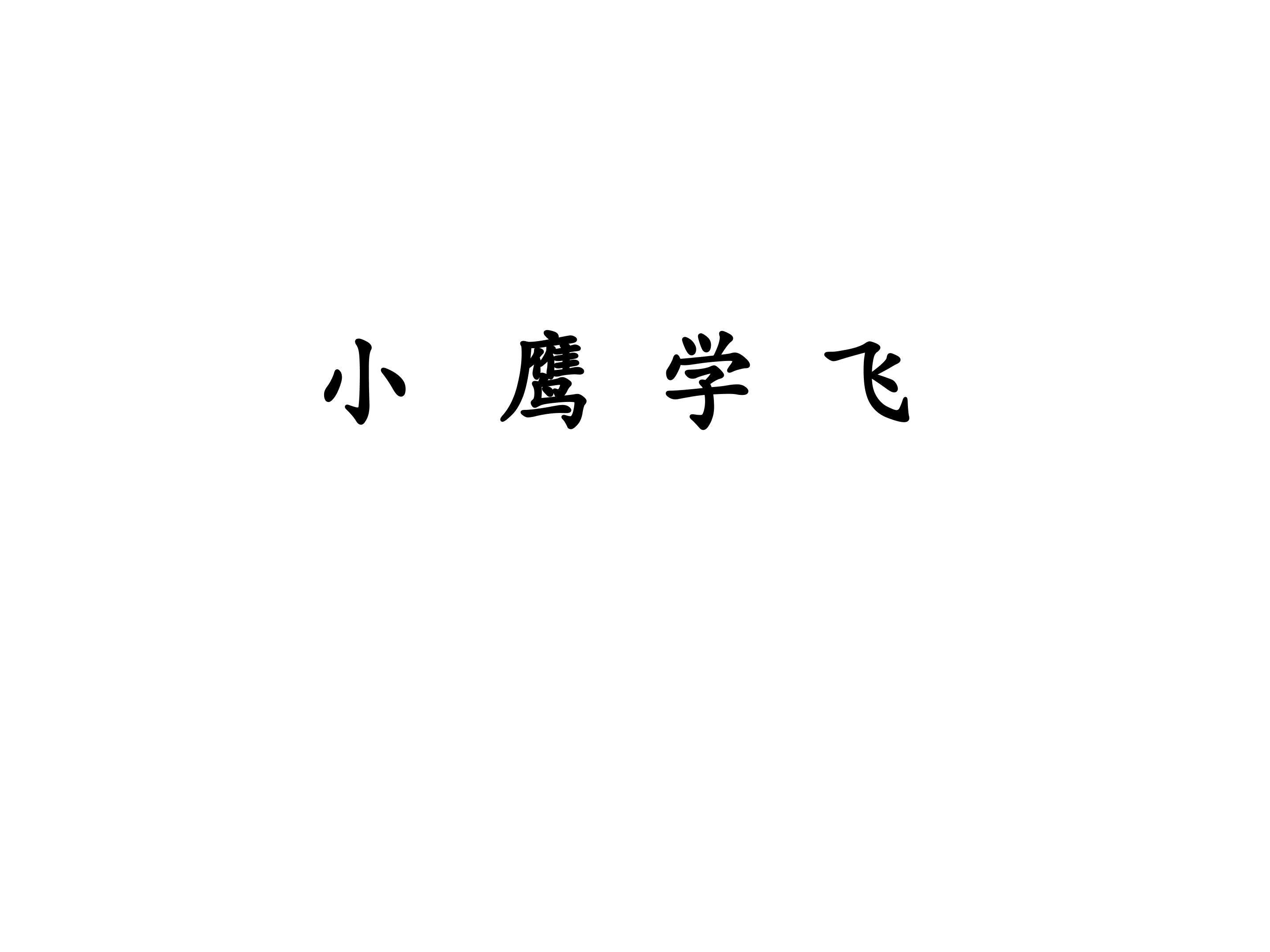 小鹰学飞_课件2