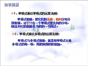 14.1.4 整式乘法