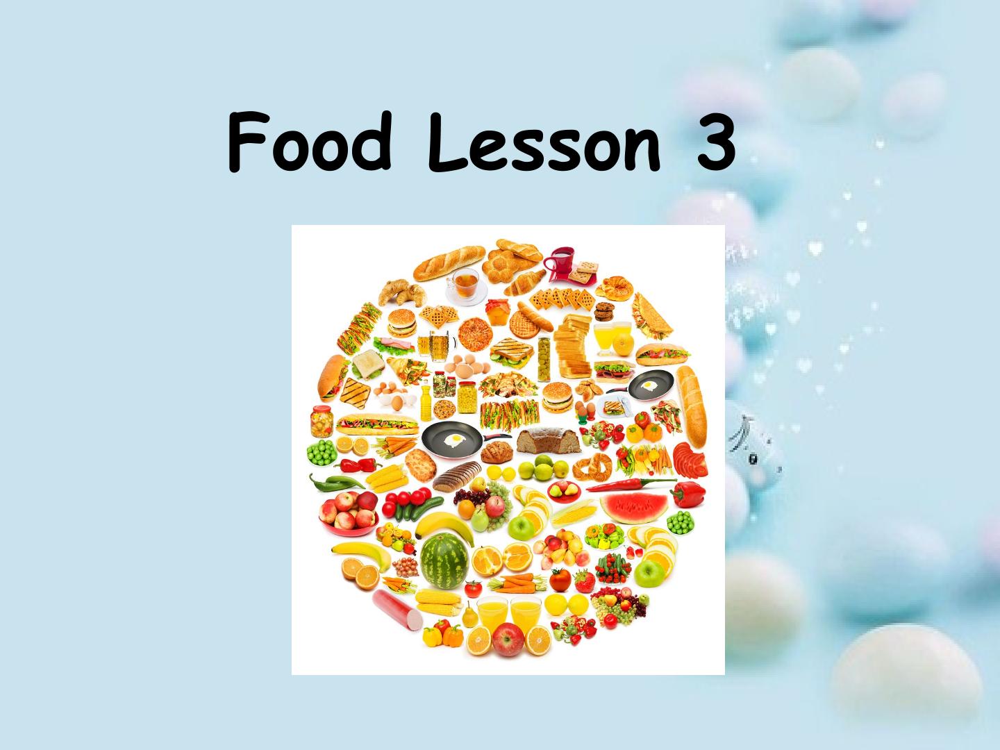 Food Lesson 3 