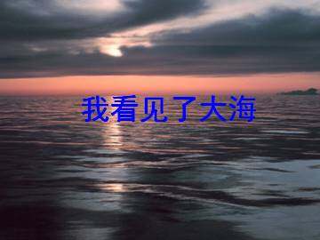 我看见了大海_课件1