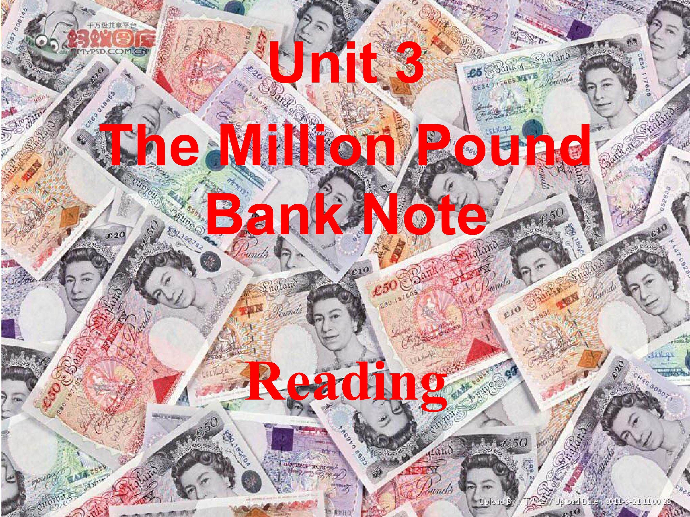 the million pound bank note