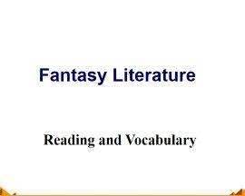 Fantasy Literature_课件11