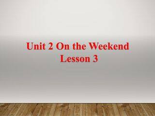 【课件】四年级上册英语人教版新起点Unit 2《On the Weekend》(lesson 3)03