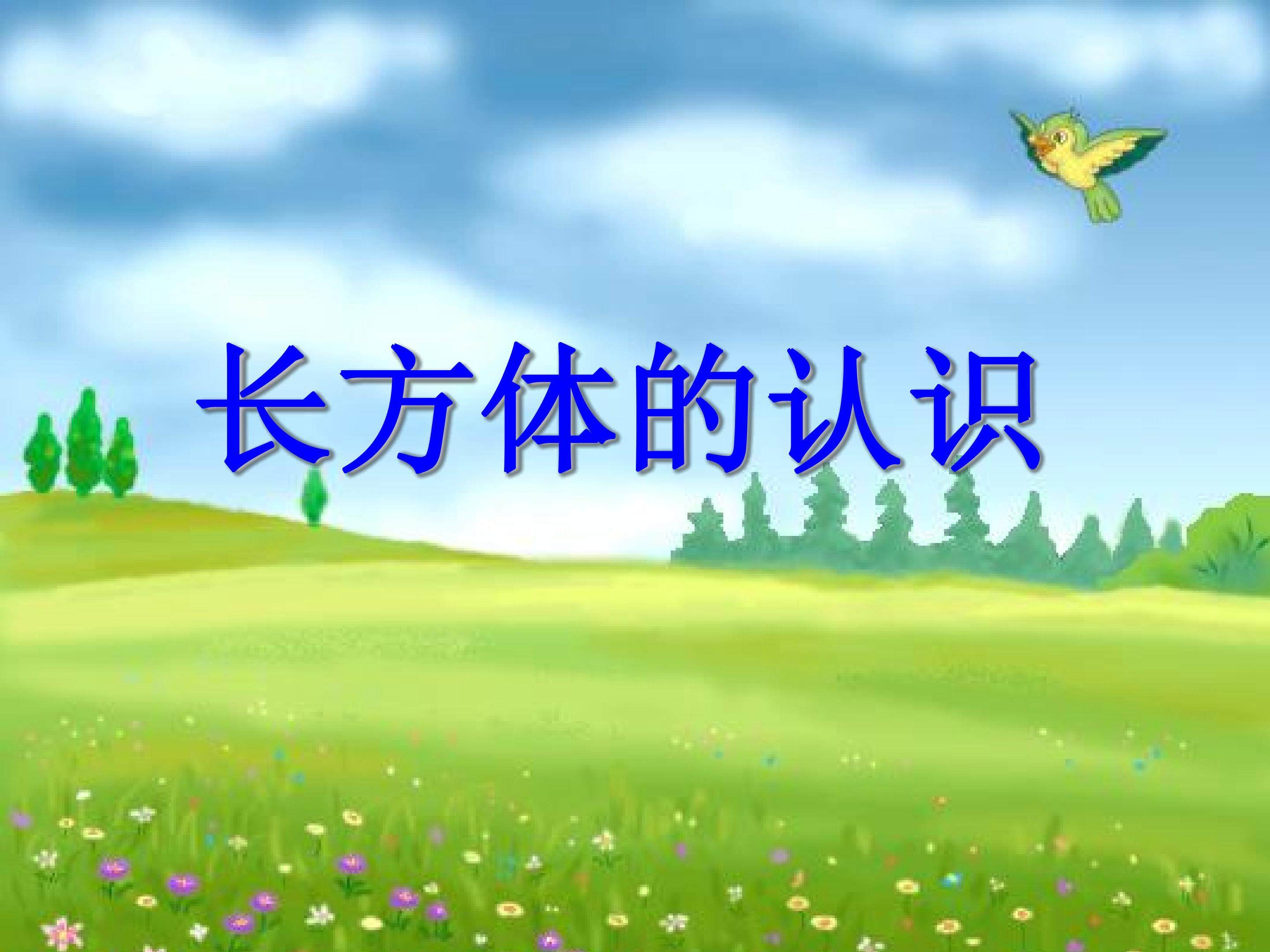 认识长方体
