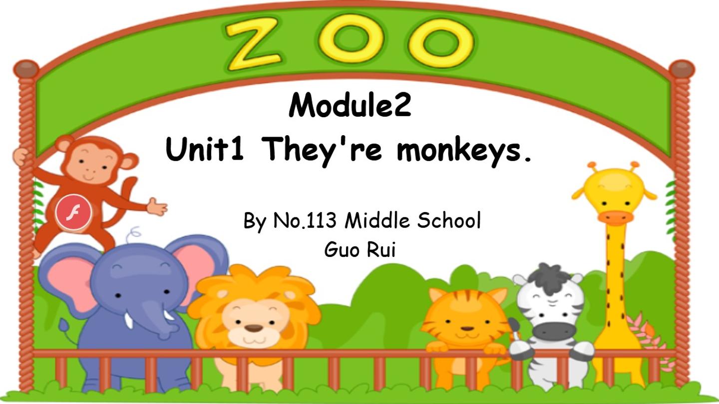 Module 2 Unit 1 They're monkeys.