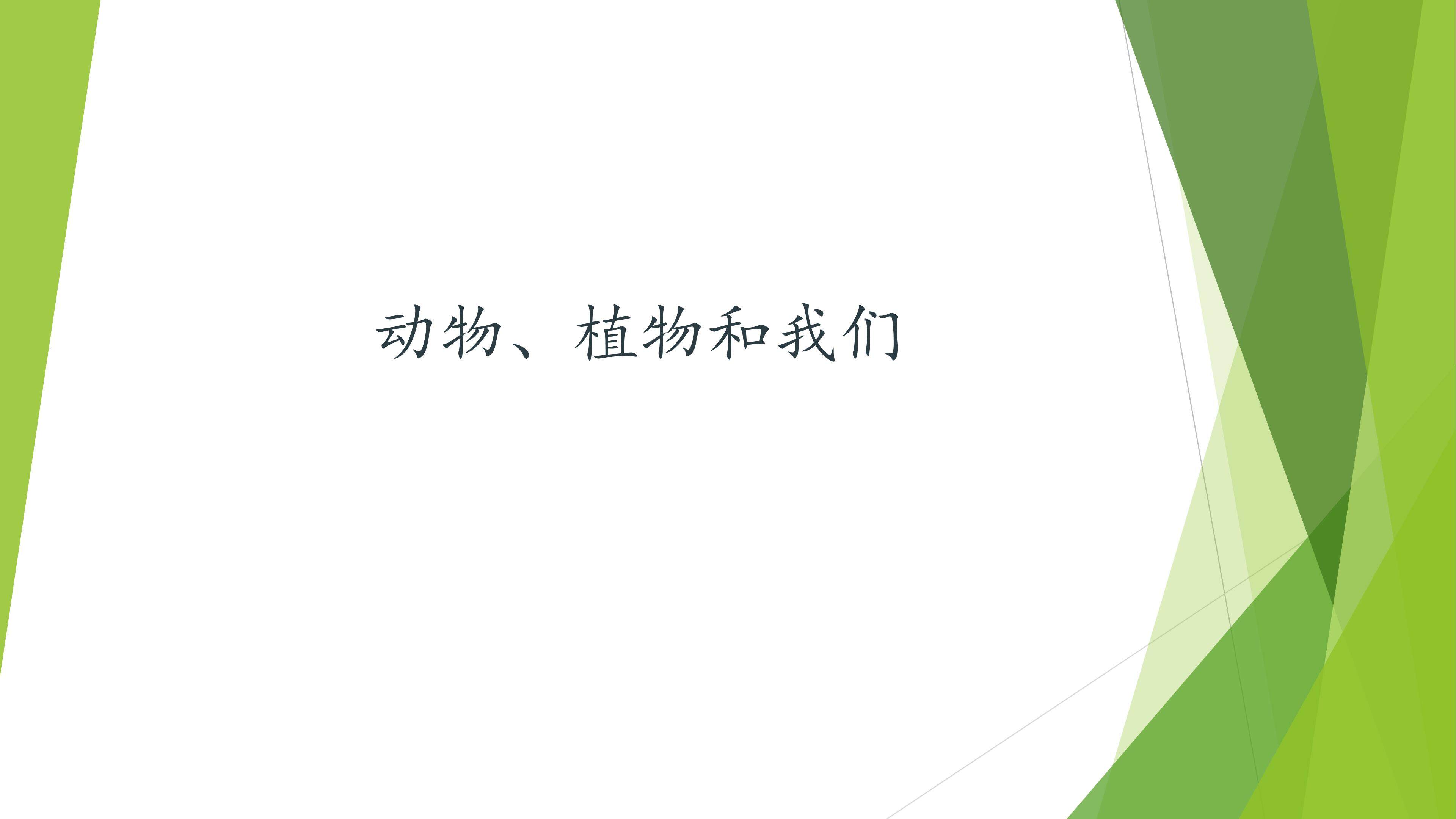 动物、植物和我们_课件1