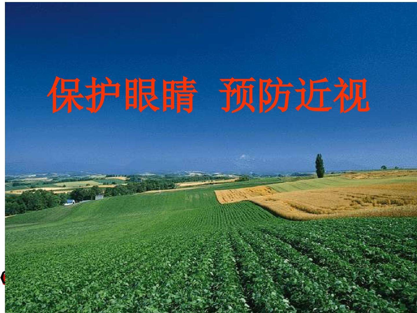 保护眼睛 预防近视