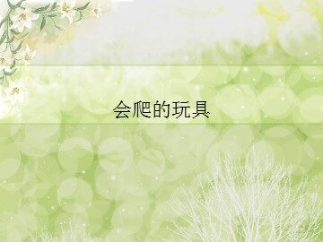 会爬的玩具_课件1
