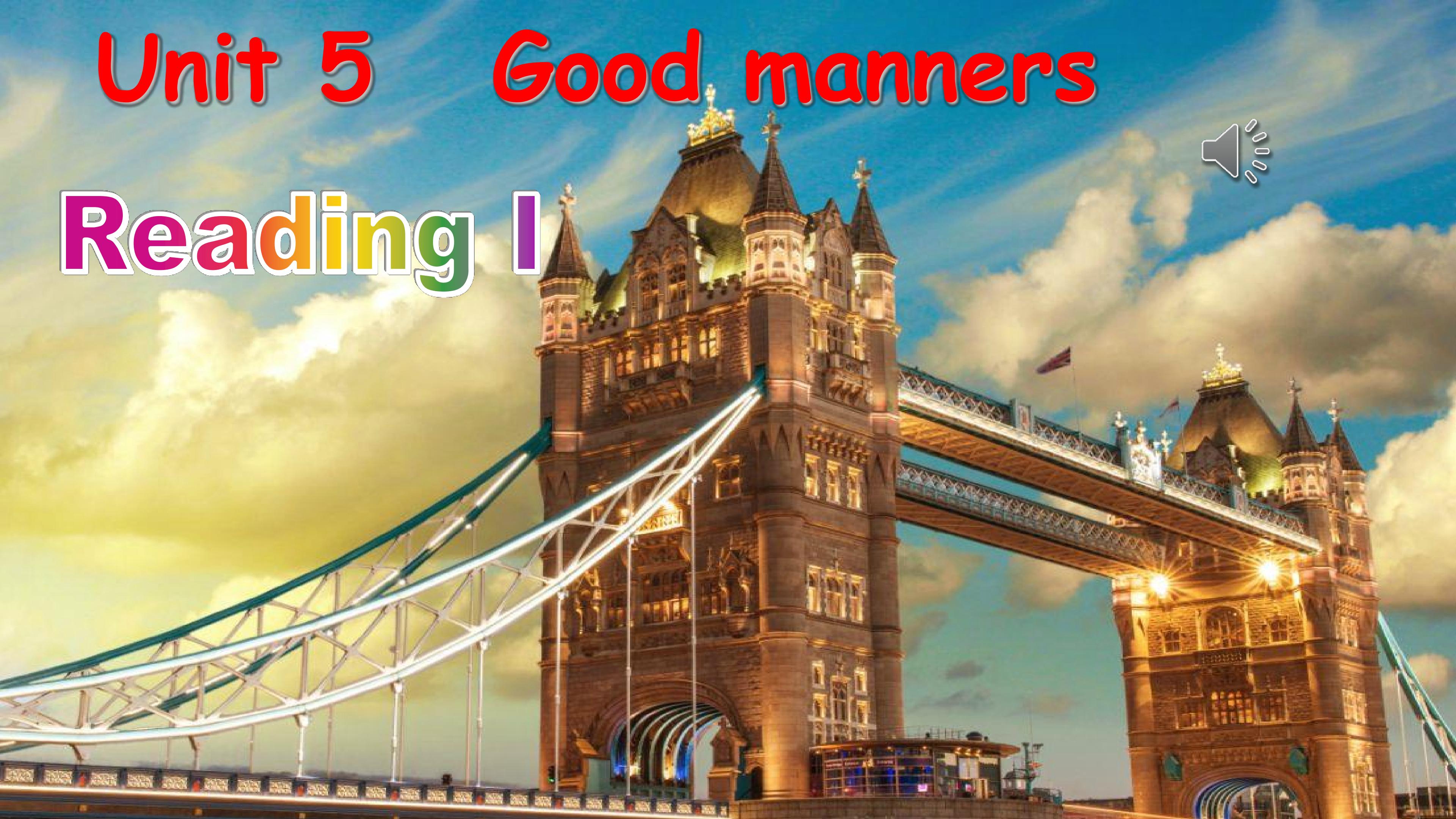 8B U5 Good manners-- Reading 1