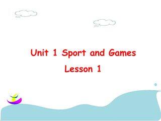 【课件】四年级上册英语人教版新起点Unit 1《Sports and Games》(Lesson 1)01