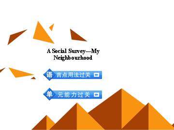 A Social Survey - My Neighbourhood_课件10